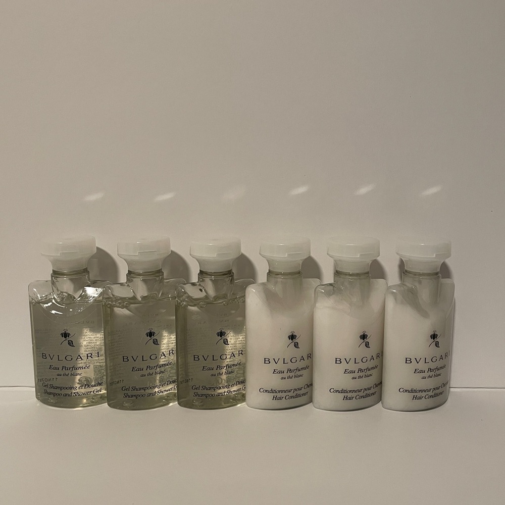bvlgari eau parfumee au the blanc Shampoo/shower Gel And Hair Conditioner 40ml